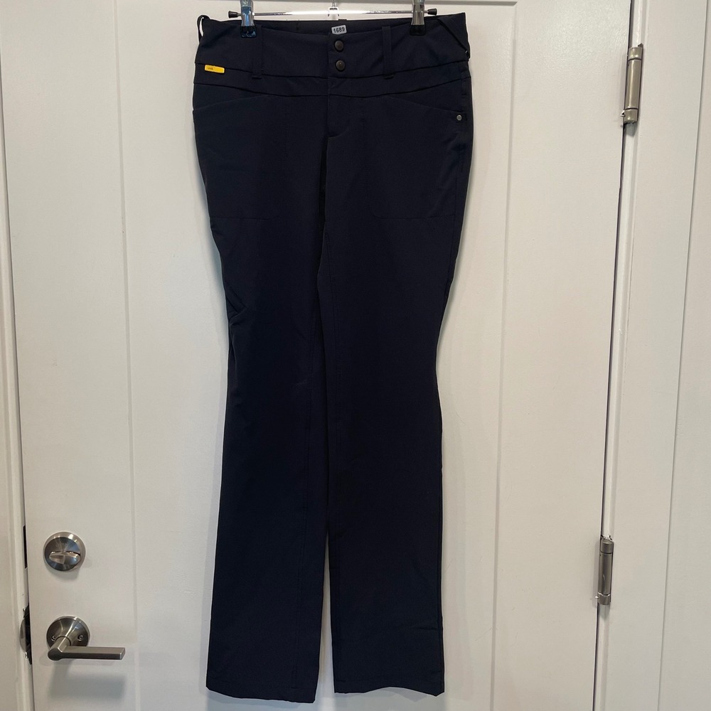 Lole Womens Outdoor Hiking Travel Pants Navy Blue Straight Leg Size 2